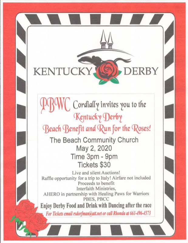 Kentucky Derby Beach Benefit and Run for the Roses